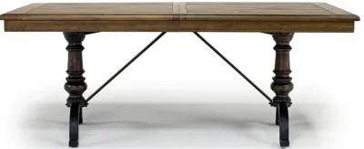 Roxy Extendable Dining Table in Homestead Brown