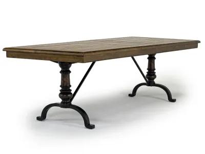 Roxy Extendable Dining Table in Homestead Brown