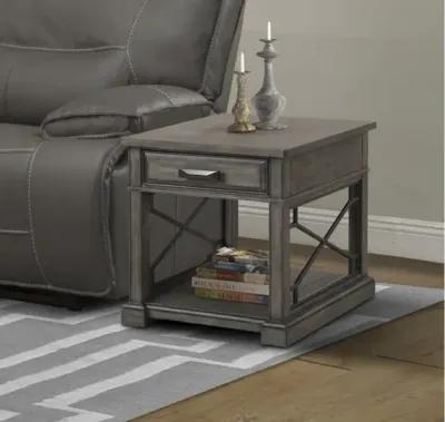 Sundance End Table in Gray