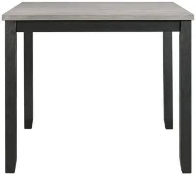 Kona Square Counter Height Dining Table & 4 Stools in Gray