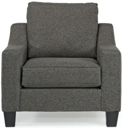 Lucy Chair in Splash Charcoal