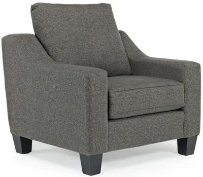 Lucy Chair in Splash Charcoal