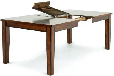 Napa Extendable Dining Table in Brown