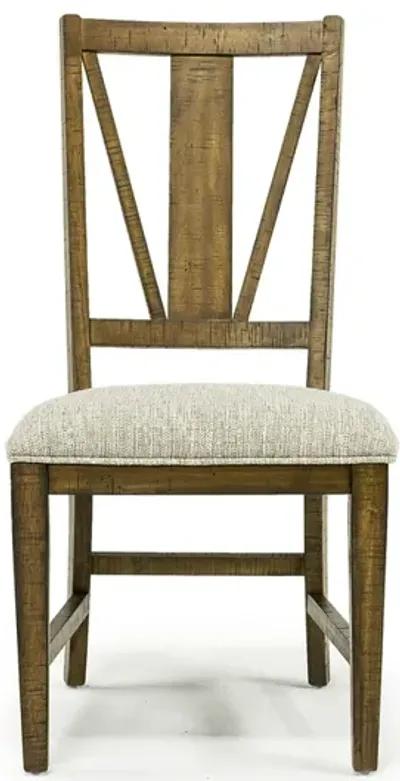 Bay Creek Side Chair in Toasted Nutmeg, V-Back