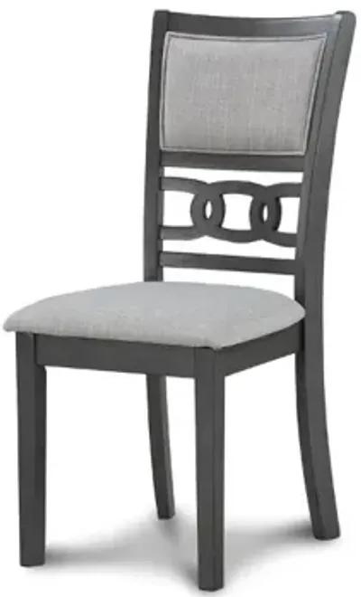 Gia Side Chair in Gray, Set of 2