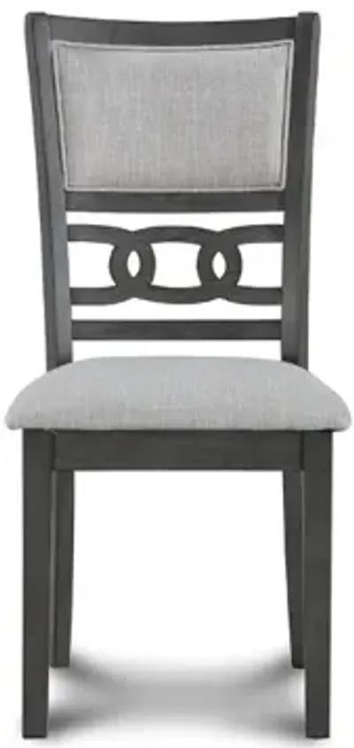 Gia Side Chair in Gray, Set of 2