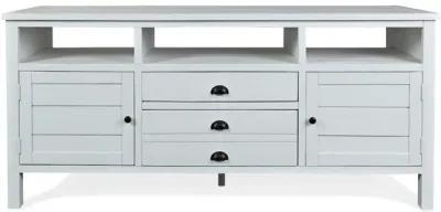 Artisans Media Console in White, 70 Inch