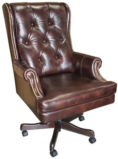 Leather Office Desk Chair in Havana