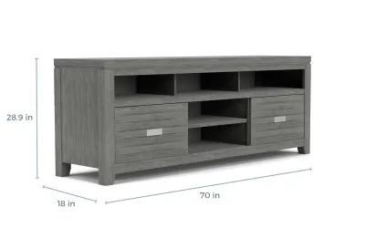 Altamonte Media Console in Gray, 70 Inch