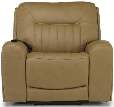 Banks 3 Power Recliner in Aline Butternut