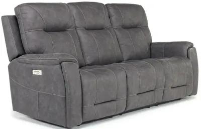 Kingston 3 Power Sofa in Steel Gray