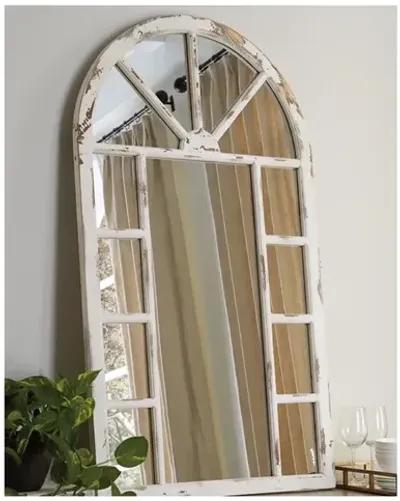 Divakar Accent Mirror in Antique White