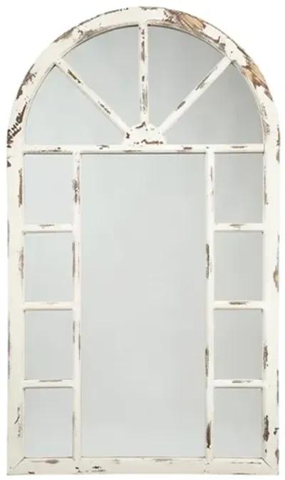 Divakar Accent Mirror in Antique White