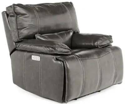 Sofia 3 Power Recliner in Gray Leather