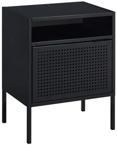 Gemma USB Nightstand in Black