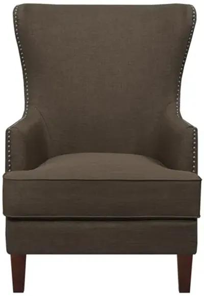 Avery Accent Chair in Chocolate