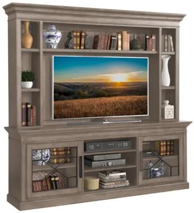 Sundance 4 Piece Entertainment Center in Brown, 92 Inch