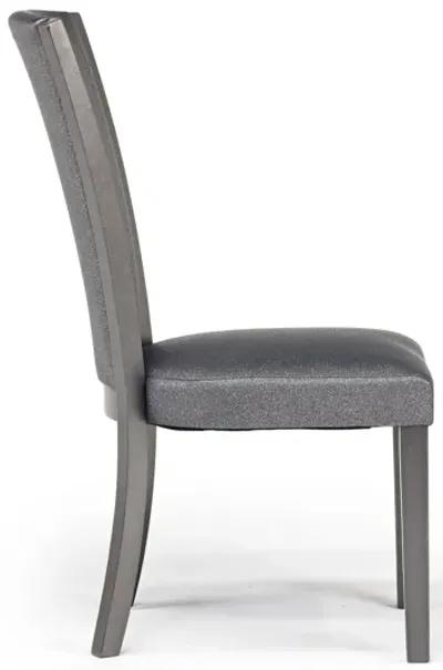 Platina Side Chair in Glitter Gray