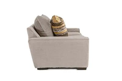 Oracle Loveseat in Cooper Platinum, Down