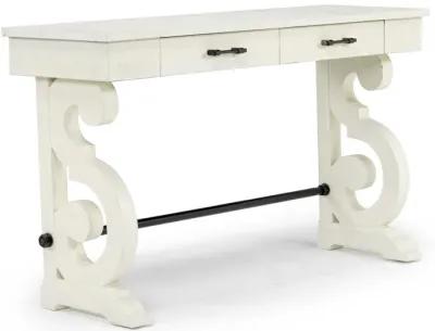 Stone Sofa Table in White