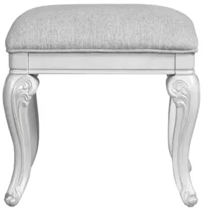 Cambria Vanity Stool in Mist Gray