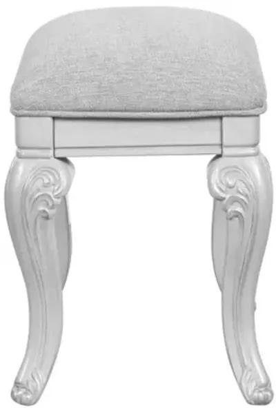 Cambria Vanity Stool in Mist Gray