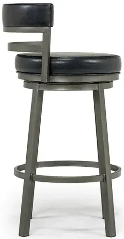 Madrid Barstool in Mineral & Black, Swivel