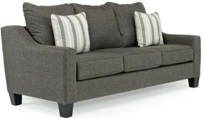 Lucy Queen Sleeper Sofa in Splash Charcoal