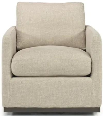 Flax Swivel Chair in Linen