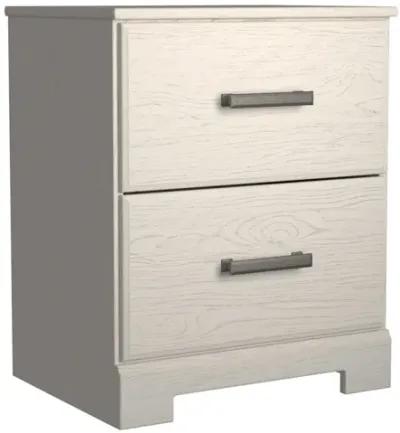 Stelsie Nightstand in White