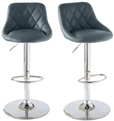 Baltimore Barstool in Gray, Set of 2