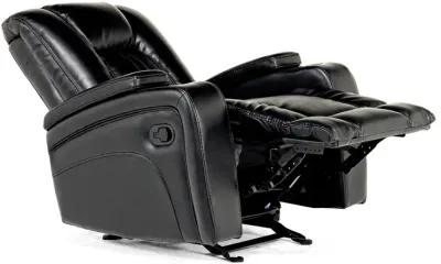 Vega Gliding Recliner in Black