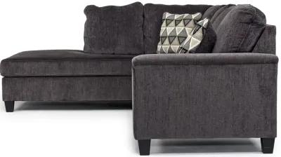 Abinger Sofa Tux Chaise Sectional in Smoke, Left Facing