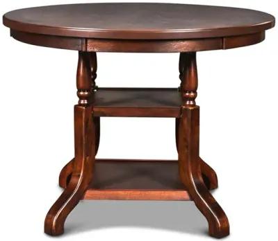 Bixby Round Counter Height Dining Table & 4 Stools in Espresso