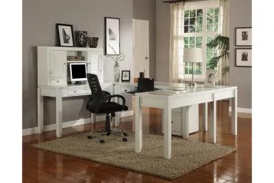 Boca Office Desk & Hutch in White