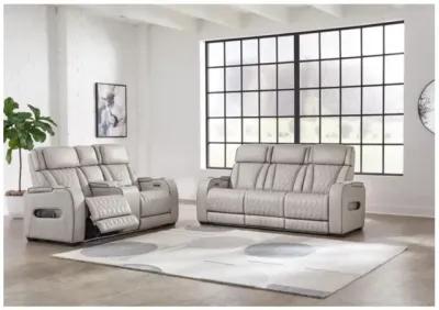 Boyington 2 Power Sofa & 2 Power Console Loveseat in Gray