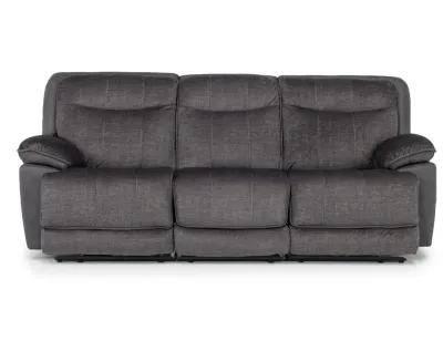 Bubba 2 Power Sofa w/ 2 Power Armless Recliner in Graphite