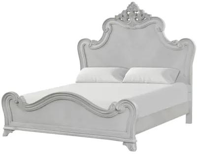 Cambria Panel Bed in Mist Gray, Queen