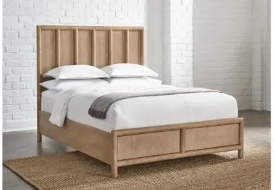 Dorsey Panel Bed in Granola, Queen