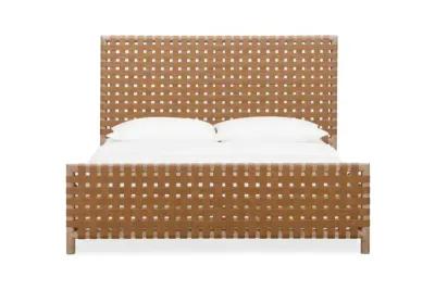 Dorsey Woven Panel Bed in Granola, CA King