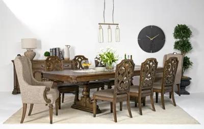 Durango Dining Table, 6 Chairs & 2 Arm Chairs in Willadeene