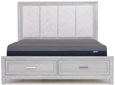 Fiona Storage Bed in Mist Gray, CA King