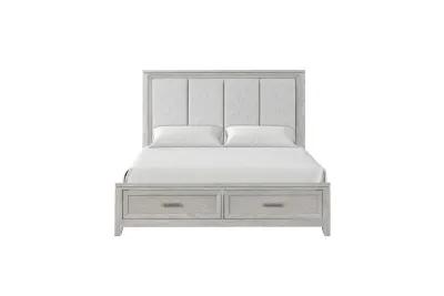 Fiona Storage Bed in Mist Gray, Eastern King