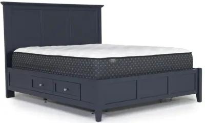 Grace Storage Bed, Dresser, Mirror & Nightstand in Blueberry, CA King