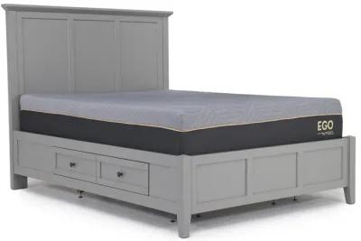 Grace Storage Bed in Elephant Gray, Full