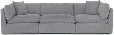 Harrison Sofa & Loveseat in Helio Pewter 100