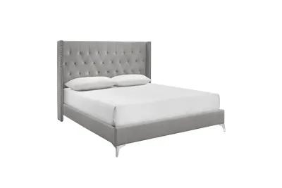 Huxley Panel Bed in Gray, CA King