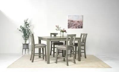 Napa Counter Height Extendable Dining Table & 4 Stools in Gray