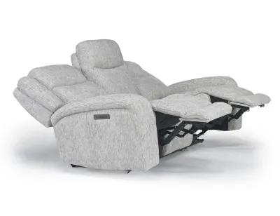 Opal 2 Power Sofa & Console Loveseat in Dove