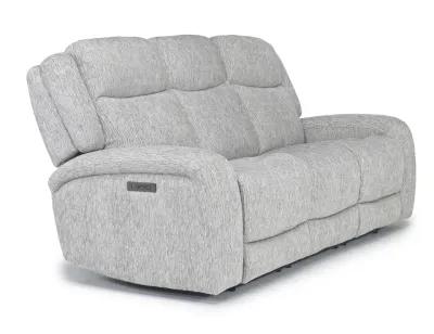 Opal 2 Power Sofa & Console Loveseat in Dove